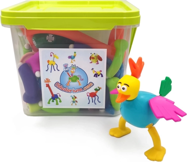 Obludarium – set di costruzione creativo Animaletti, 62 pezzi