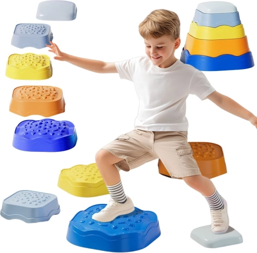 Pietre sensoriali per l’equilibrio Woopie per bambini