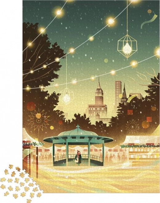 Puzzle JANOD New York Bustle, 2000 pezzi