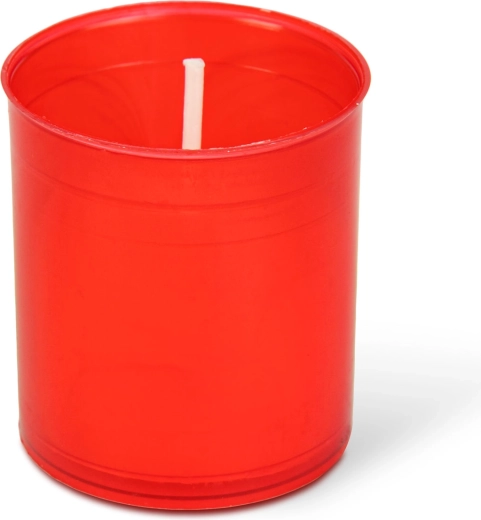 Set di 6 candele rosse per lanterna 47 × Ø43 mm
