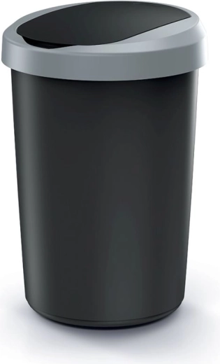 Pattumiera con coperchio a battente 40 l COMPACTA R