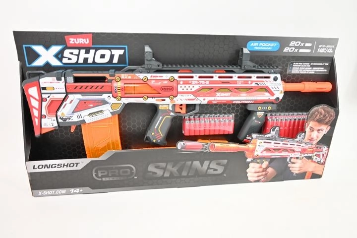 Zuru X-shot Skins Longshot blaster con gittata 43 m