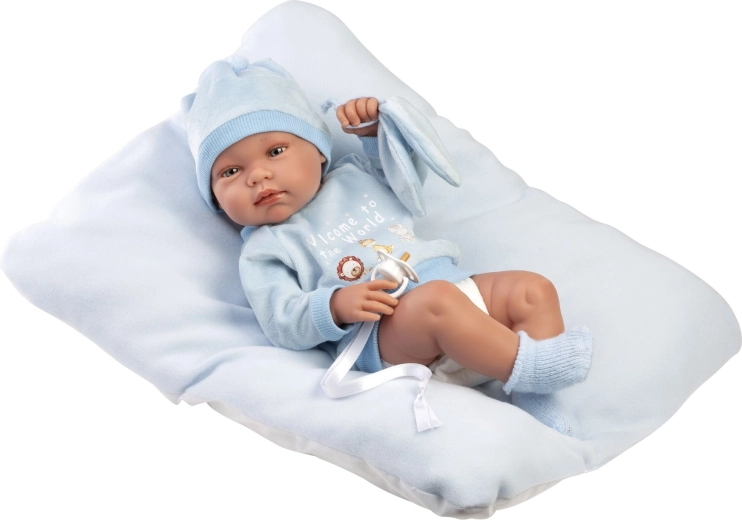 Llorens New Born maschietto – bambola realistica neonato 43 cm