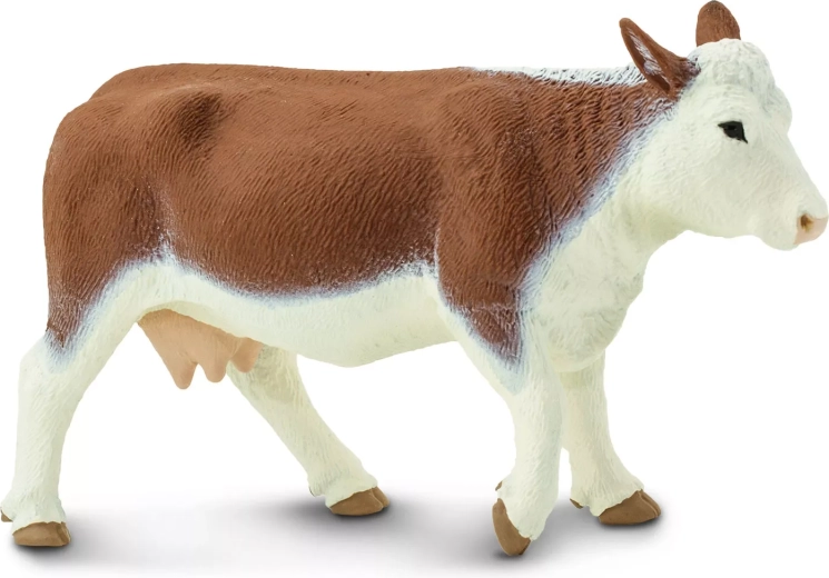 Figurina di mucca Hereford Safari Ltd. - 1 pezzo