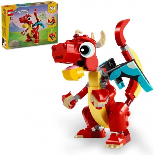 Lego Creator 3in1 drago rosso