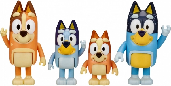 Bluey figurine – set famiglia da 4