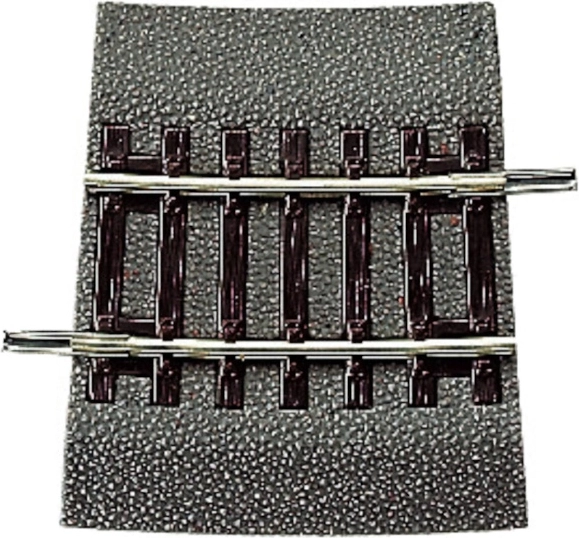 Binario curva Roco line con massicciata