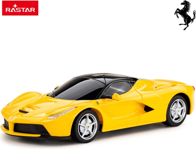 Auto RC Rastar Ferrari LaFerrari 1:24 giallo - 1 pezzo