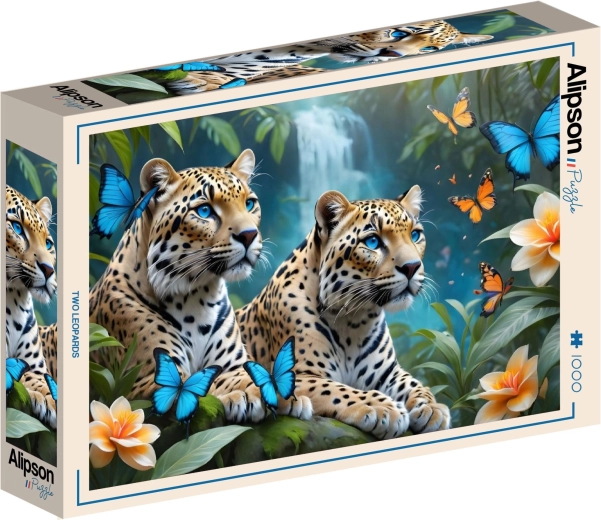 Puzzle Alipson Due leopardi 1000 pezzi