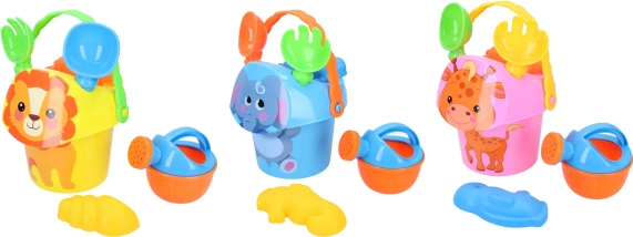 Set da sabbia per bambini 7 pezzi 15 cm