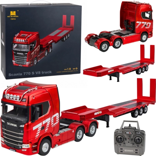 Camion RC Scania 770S con rimorchio Huina 1:18 - 1 pezzo