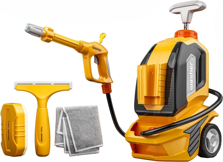 Idropulitrice giocattolo ad alta pressione – vapka con accessori