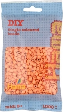 Hama perline da stirare MIDI 1.000 pezzi – arancione chiaro