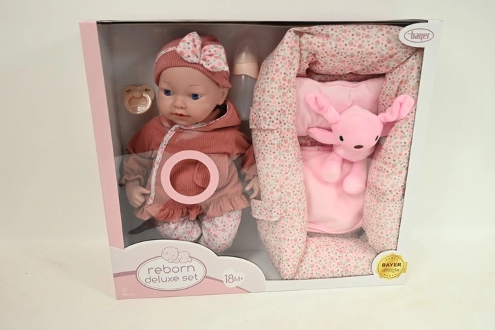 Bayer bambola Reborn 38 cm con marsupio