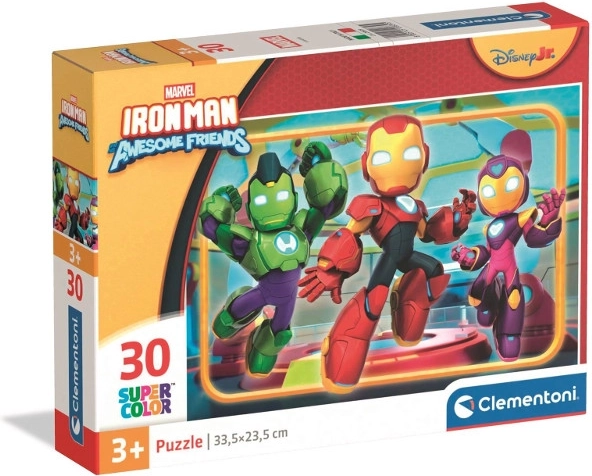 Puzzle da 30 pezzi MARVEL IRON MAN e amici