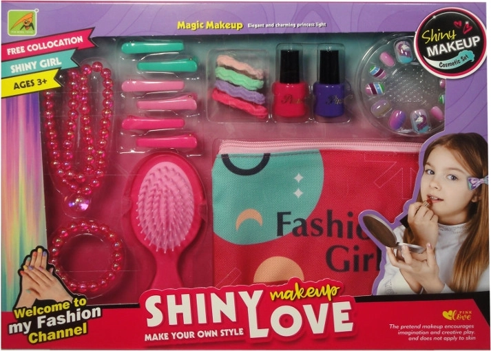 Set di bellezza per bambine con pochette cosmetica e accessori
