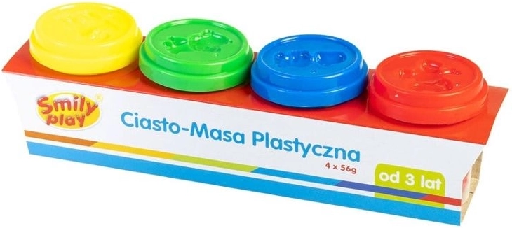 Pasta modellabile in vasetti (4 colori) SmilyPlay