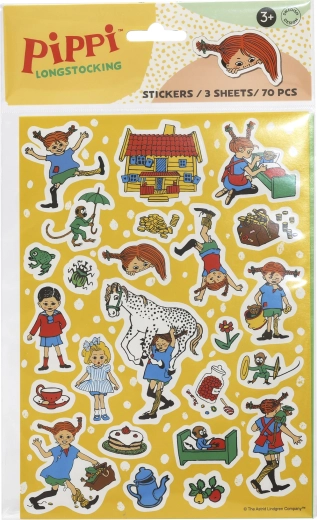 Set di adesivi Pippi Calzelunghe