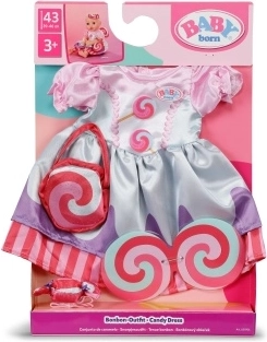BABY born vestitino con caramelle 43 cm