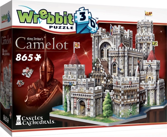 Puzzle 3D castello Camelot WREBBIT, 865 pezzi