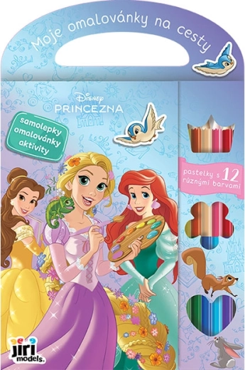 I miei album da colorare da viaggio Disney Principesse