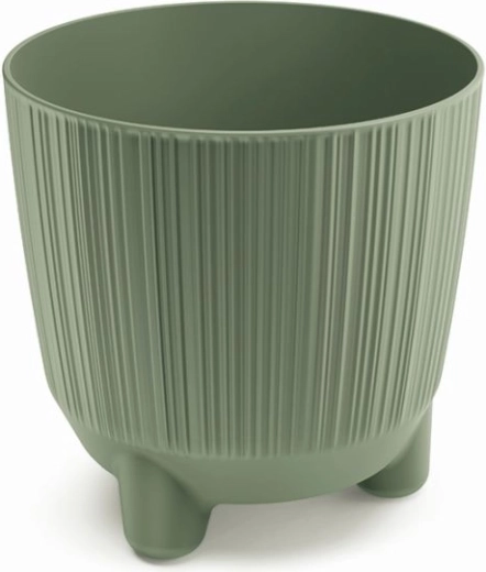 Vaso per piante con piedini in verde terroso RYFO N