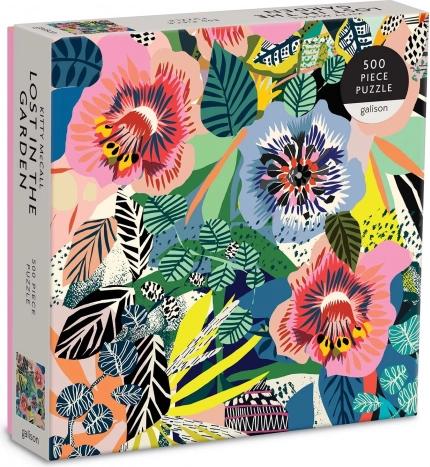 GALISON puzzle quadrato Perduti nel giardino 500 pezzi