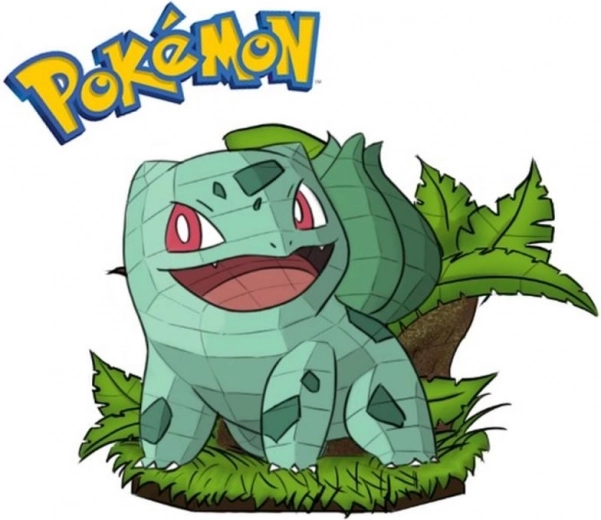 Puzzle 3D Pokémon Bulbasaur di 4D Puzzle