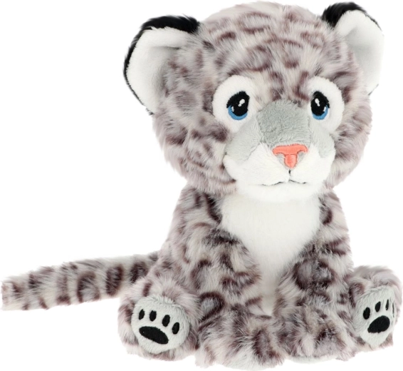 Keel Toys Keeleco leopardo delle nevi – peluche eco 14 cm
