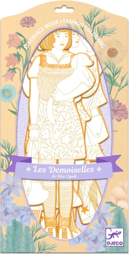 Djeco Disegni da colorare di moda Scout & Friends