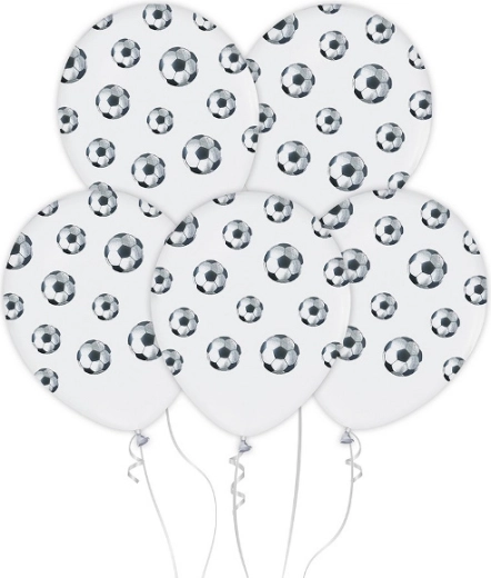 Palloncini calcio 30 cm, 5 pz