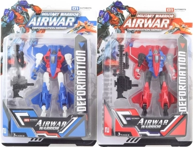 Robot pieghevole caccia in plastica 12 × 8 cm