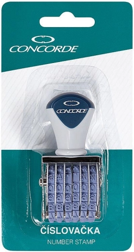 Numeratore CONCORDE 4 mm in blister