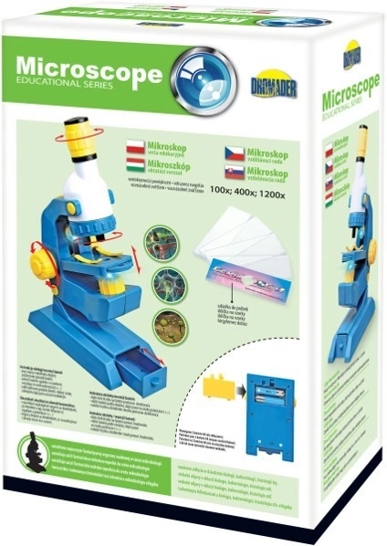 Microscopio per bambini 100×/400×/1200× con due oculari