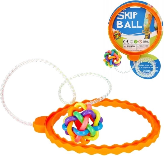 Pallina saltellante alla caviglia con anello