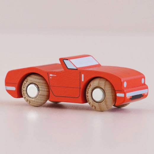 Le Toy Van automobilina in legno Marc in rosso da corsa