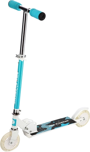 Monopattino pieghevole per bambini NILS Extreme HD505, turchese