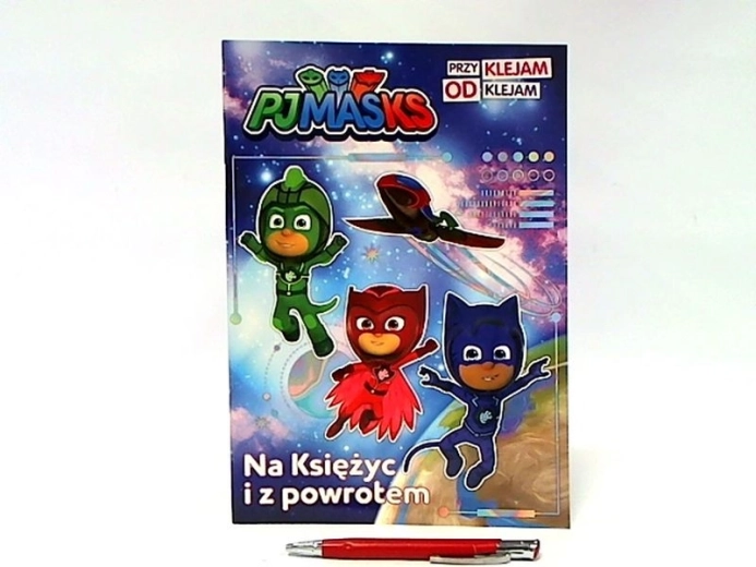 Libro di attività Attacca e stacca – PJ Masks (I Pigiama Eroi)