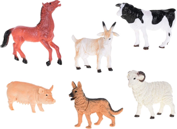 Figurina in plastica di animale da fattoria - 1 pezzo