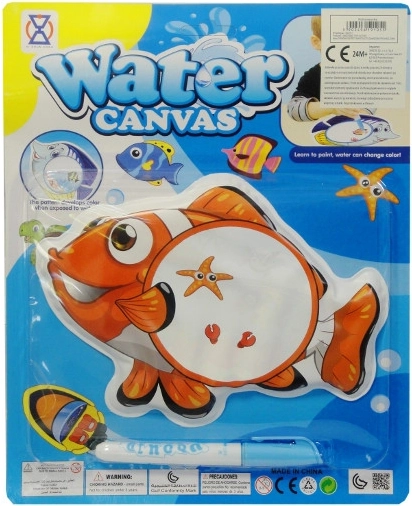 Libretto da bagno che cambia colore con pennarello ad acqua