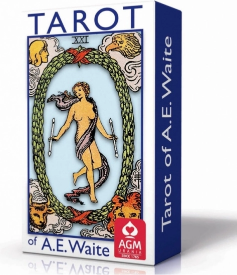 Carte dei Tarocchi A.E. Waite Pocket Tarot Blu