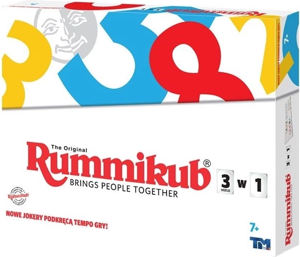 TMT Rummikub 3 in 1 gioco da tavolo