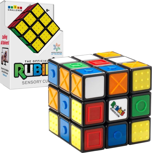 Cubo di Rubik 3x3 Rubik’s Sensory Cube – edizione tattile