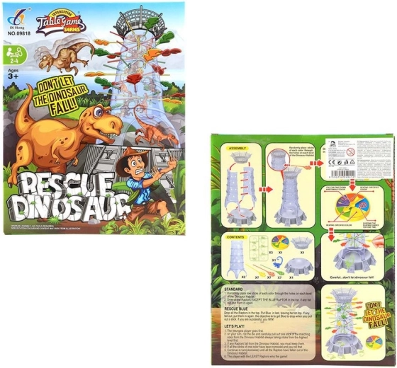 Gioco da tavolo con dinosauri