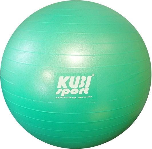 Palla da ginnastica Kubisport verde 75 cm fino a 150 kg