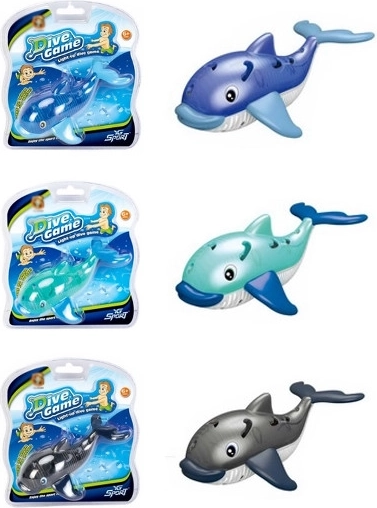 Balena luminosa subacquea per l’acqua