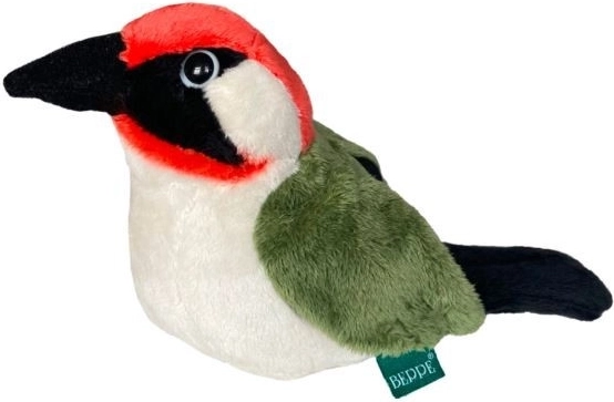 Picchio verde, mascotte uccello 13 cm
