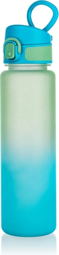Borraccia sportiva 750 ml blu‑verde