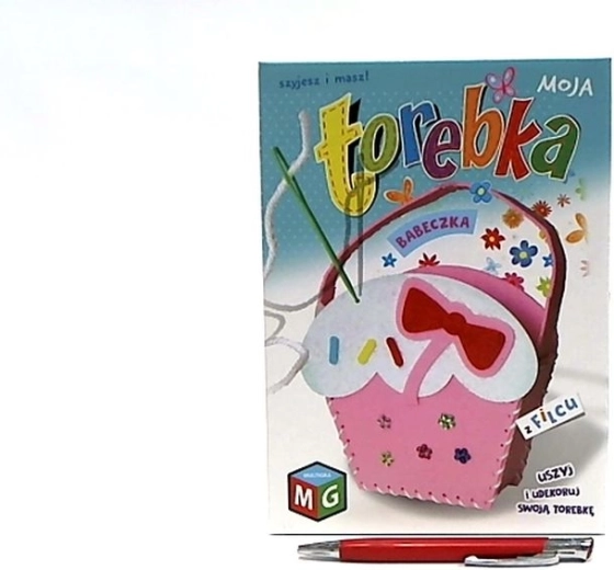 Moja Torebka borsa in feltro Babeczka