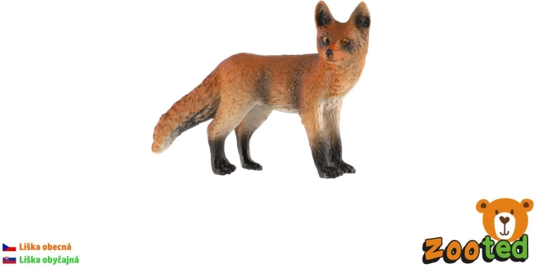 Figura della volpe rossa Zooted 9 cm